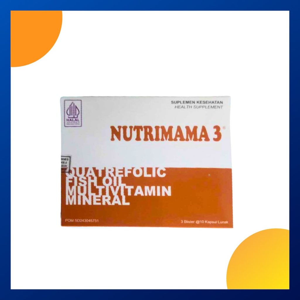 Nutrimama 3 Box 30 Kapsul