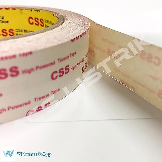 CSS Double Coated Tissue Tape 24mm x 20mtr