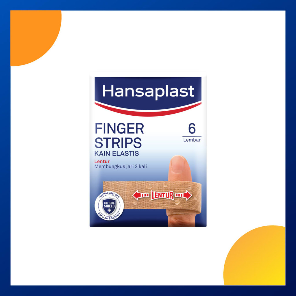 Hansaplast Kain Elastis Finger Strips Pack 6 Lembar