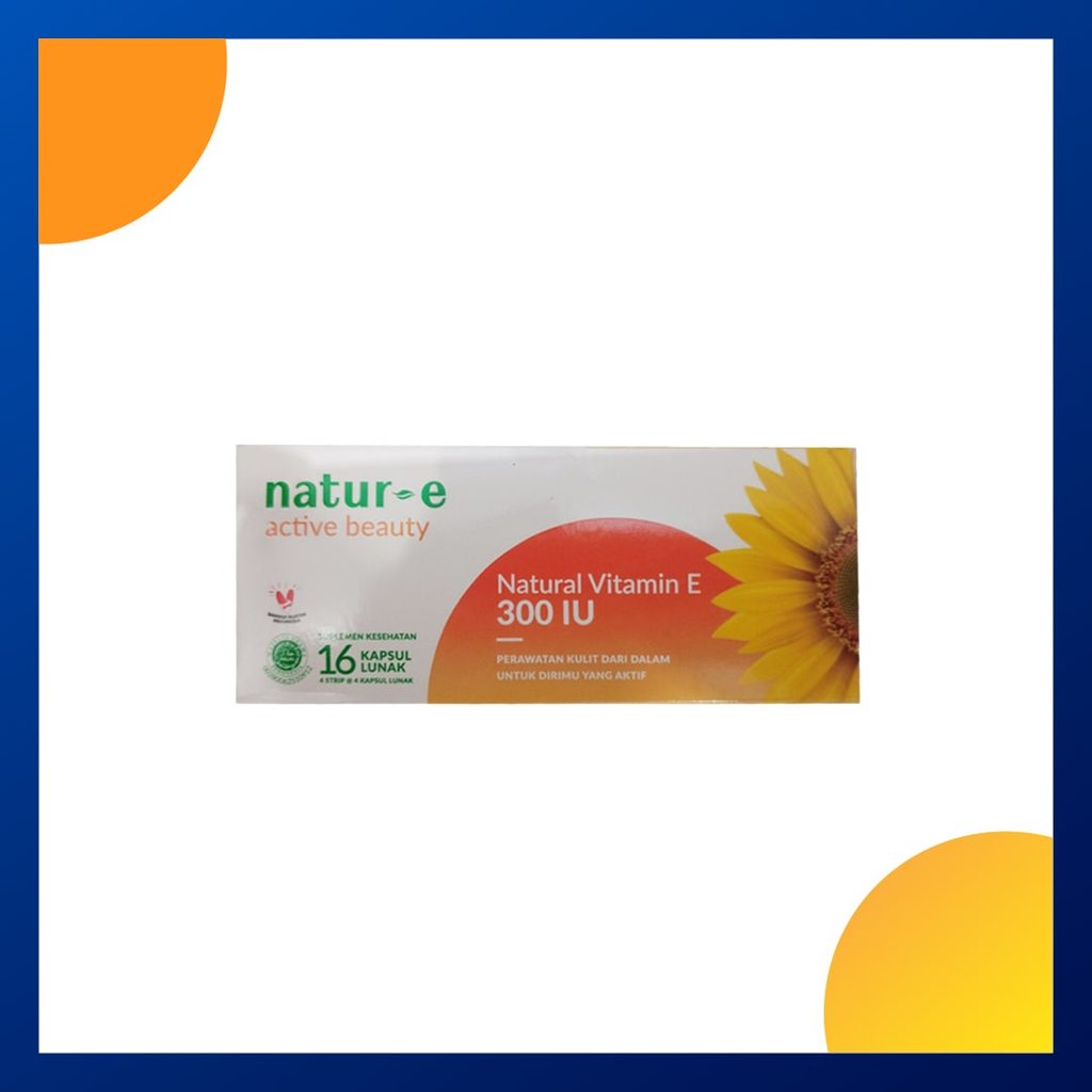 Natur-E Active Beauty 300 Iu Box 16 Kapsul