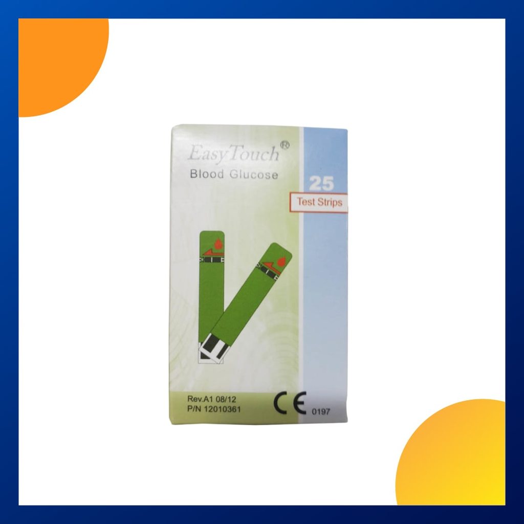 Easy Touch Blood Glucose Test Strips Box 25 Pcs