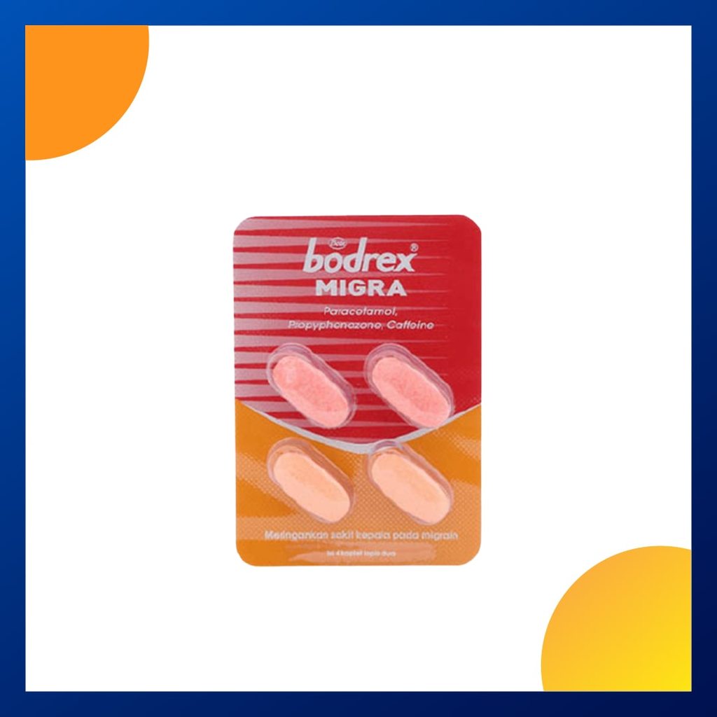 BODREX MIGRA 1 BLISTER @ 4 KAPLET