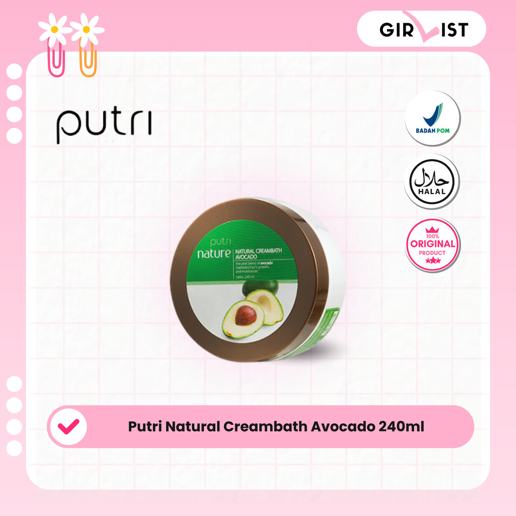 Putri Natural Creambath Avocado 240ml