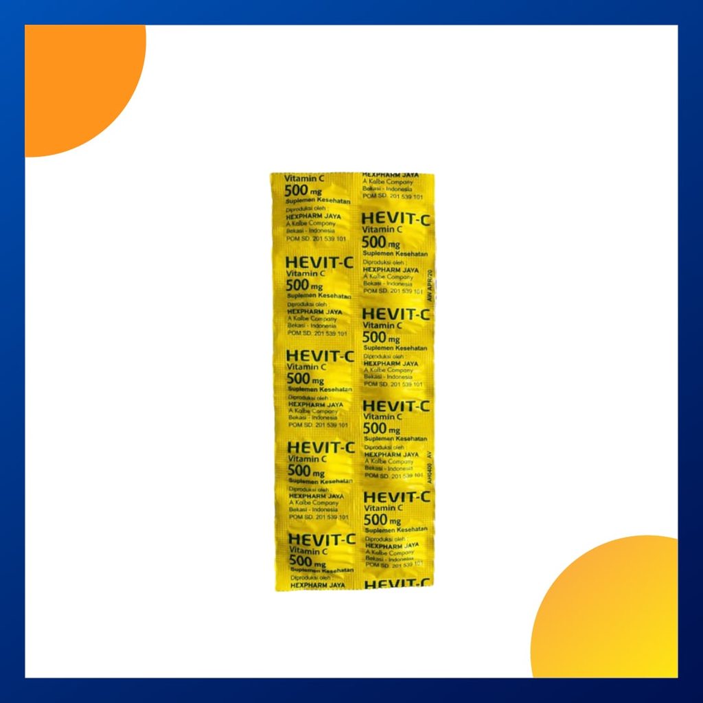 Hevit-C 500 Mg Strip 10 Tablet