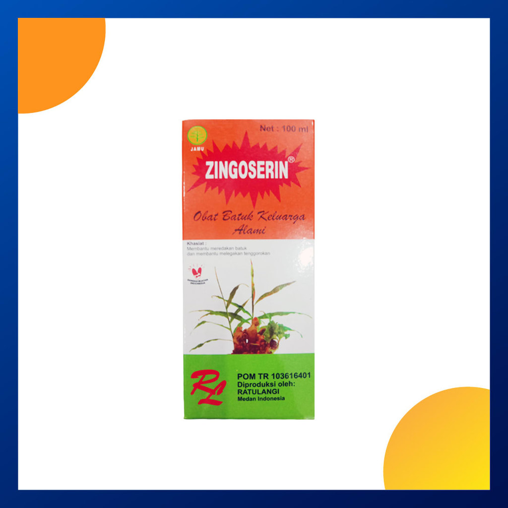 Zingoserin Syrup Isi 100 Ml Botol