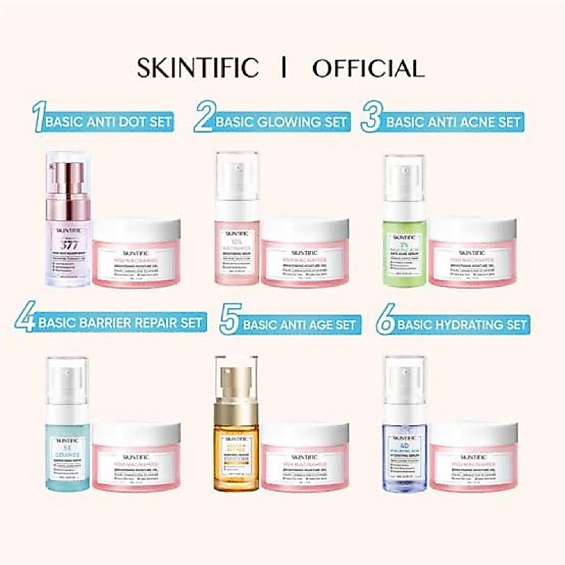 SKINTIFIC Brightening 2PCS