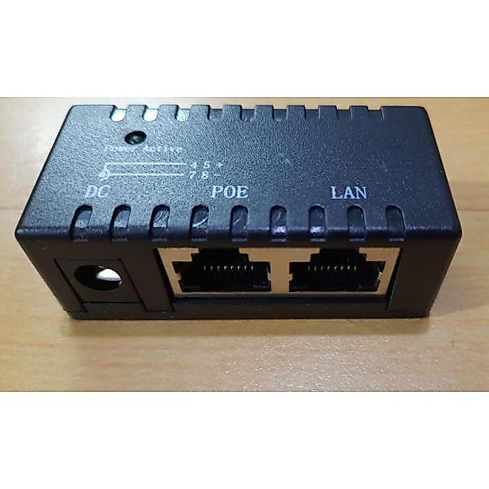 Poe segitiga / Oval , Passive poe injector , Putih