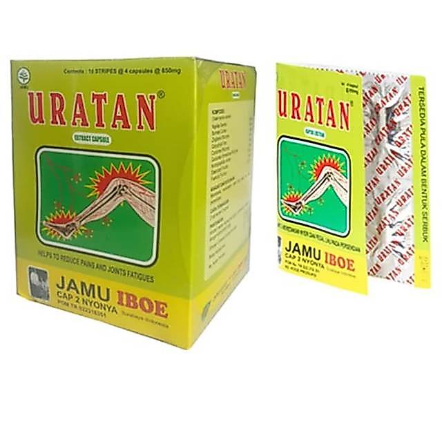 Kapsul Uratan Jamu IBOE 1Strip