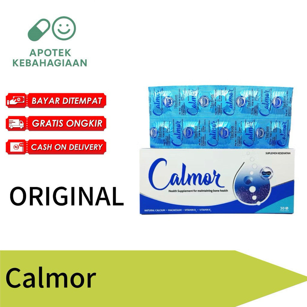Calmor Box Isi 30 Tablet Suplemen Kesehatan