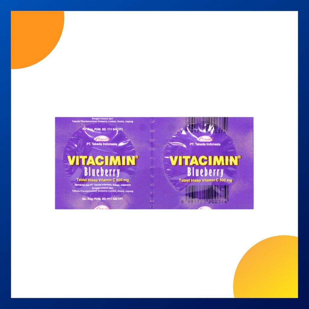 Vitacimin Blueberry Strip 2 Tablet