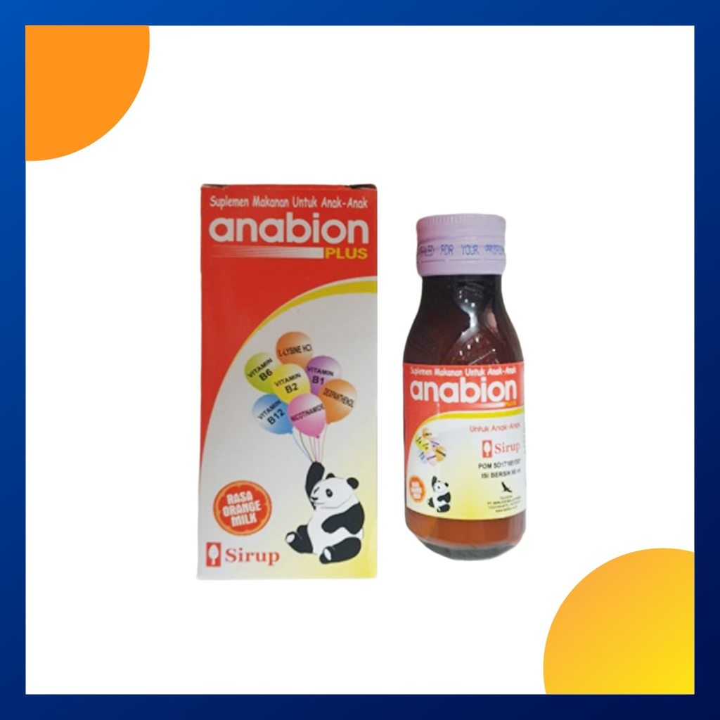 Anabion Plus Syrup Isi 60 Ml Botol