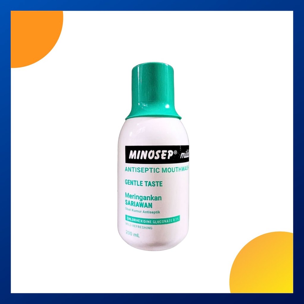 Minosep Mild Obat Kumur 0.1% Botol 200 Ml