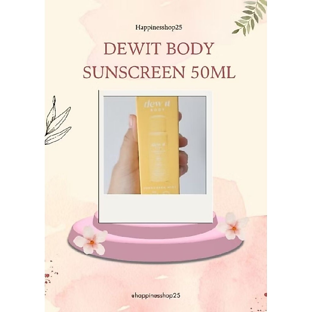 dewit body sunscreen 50ml