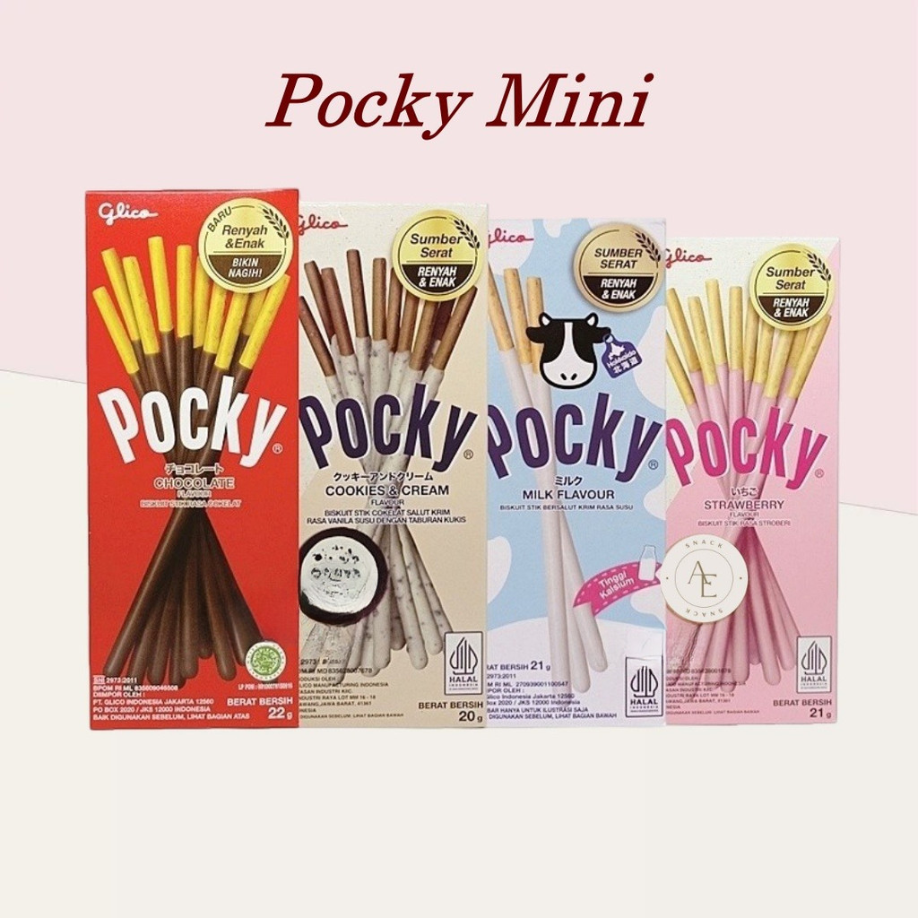 Pocky Mini Stick Wafer Half Pack 22 gr