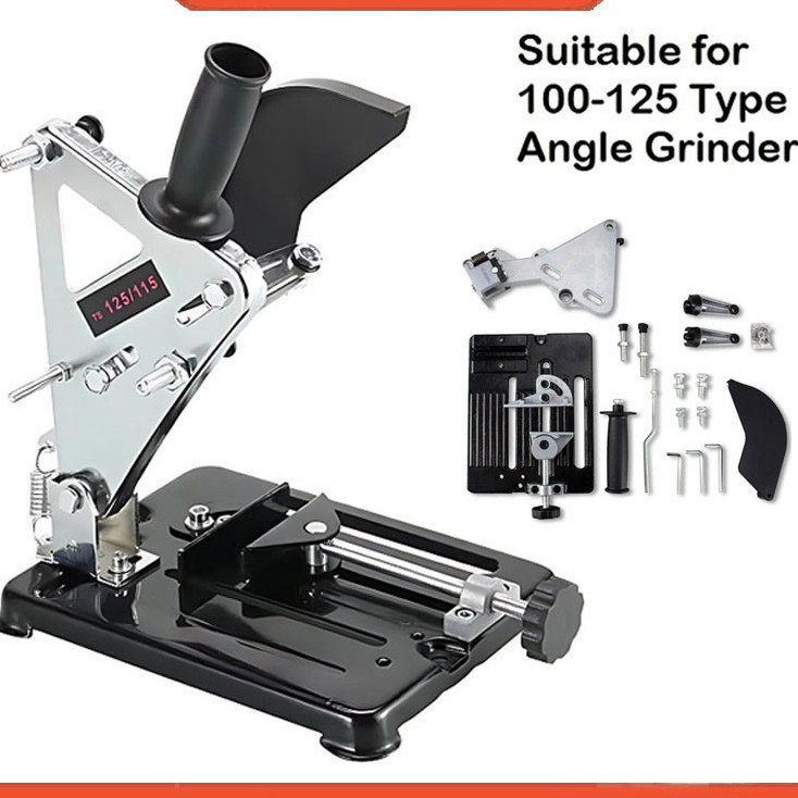 TERASHOP Angle Grinder Stand Holder Suitable For Angle Grinder With Disc Diameter 115mm or 125mm Bracket Universal Multi-Functional Solid