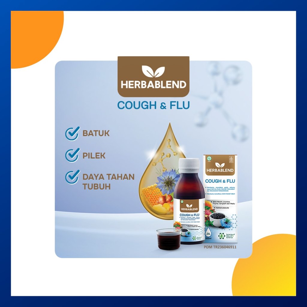 Herbablend Cough & Flu 100 Ml Botol