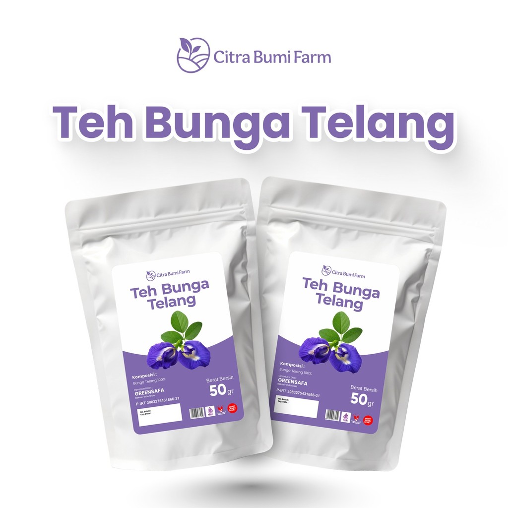 CBF Teh Bunga Telang Kering 50g
