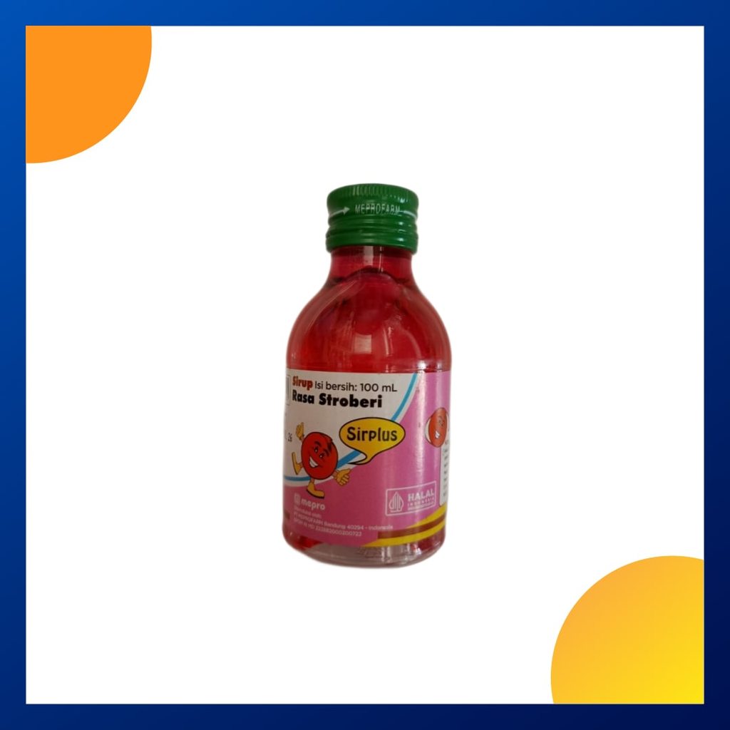 Sirplus Rasa Strawberry Sirup 100 Ml