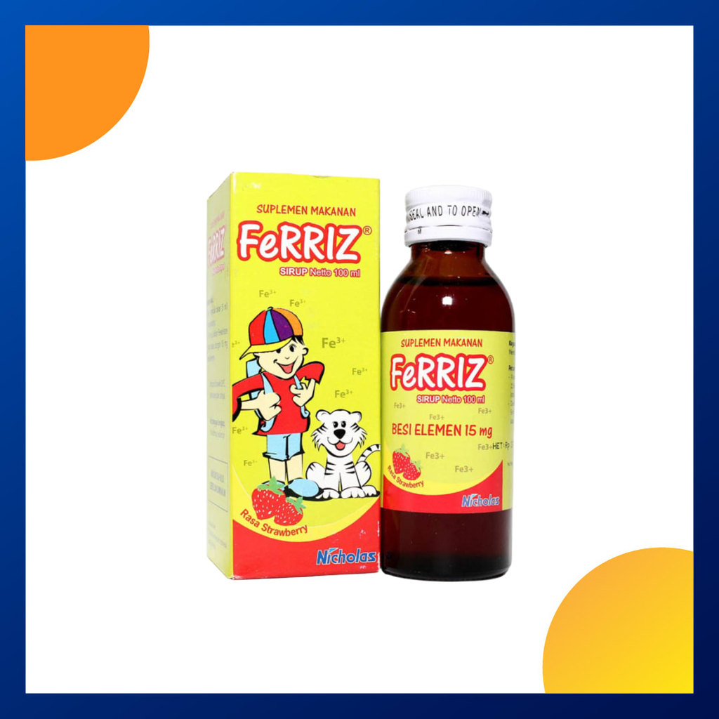 Ferriz Sirup Rasa Strawberry 100 Ml