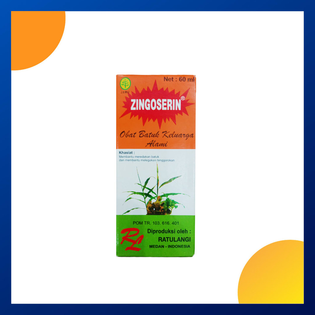 Zingoserin Syrup Isi 60 Ml Botol
