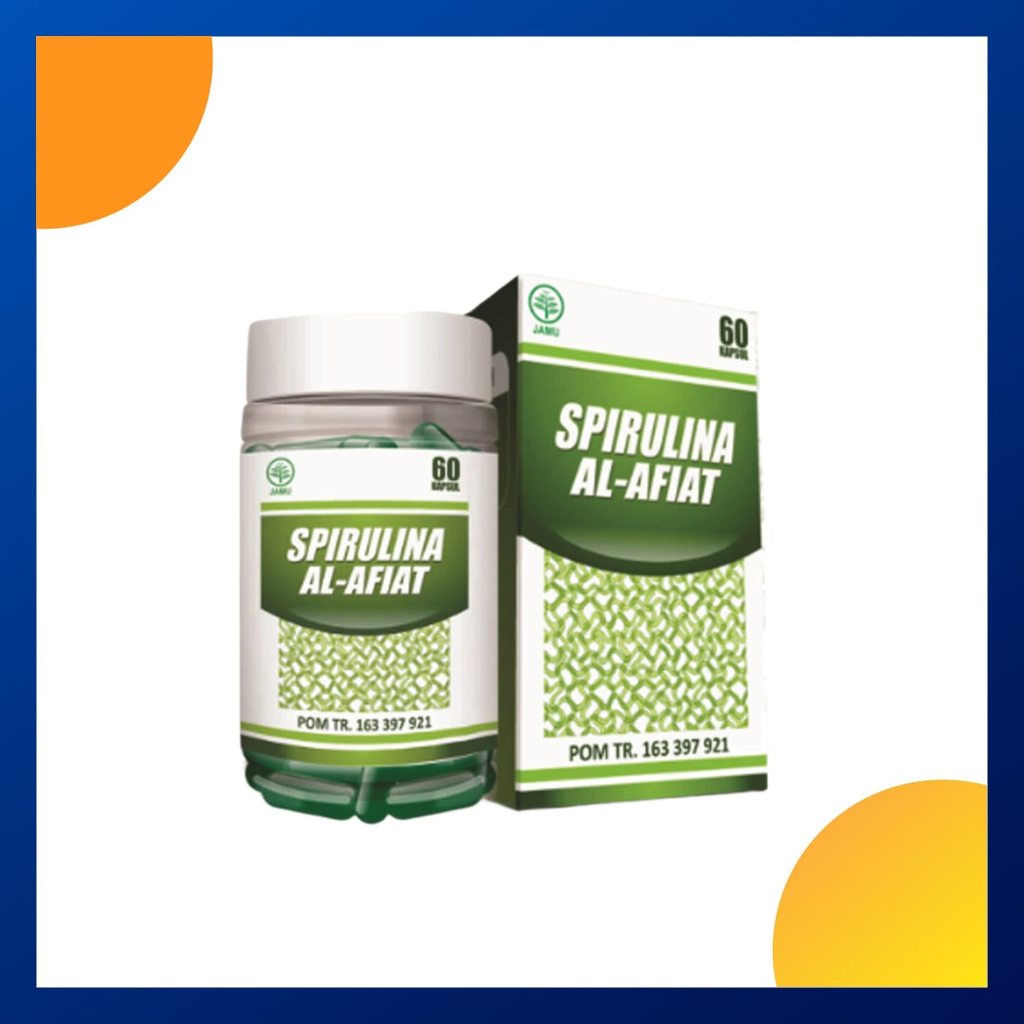 Al-Afiat Spirulina Botol 60 Kapsul