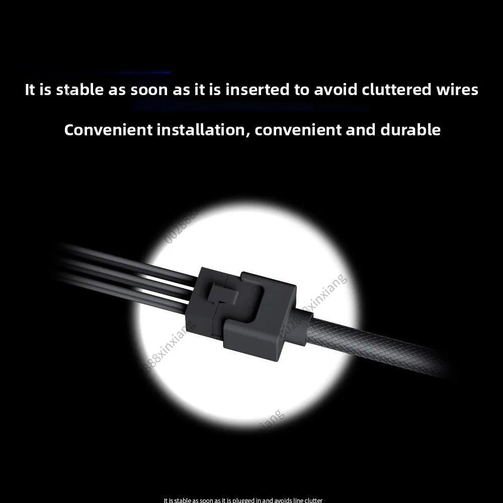 Computer Power Extension Cable GPU 6-pin Graphics Card Extension Cable 1-wire Continuous Extension Cable