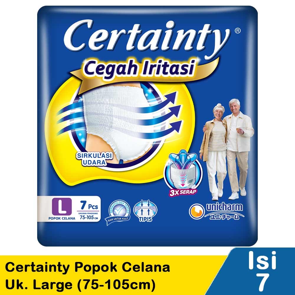 CERTAINTY POPOK CELANA 7'S  LARGE