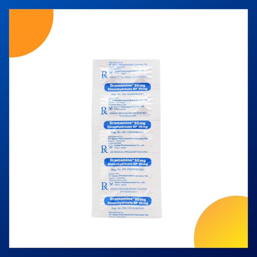 DRAMAMINE 1 STRIP @ 10 TABLET