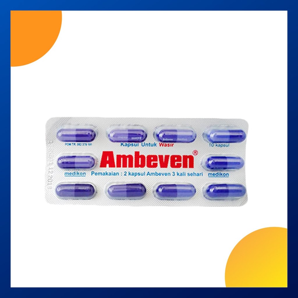 Ambeven Strip Isi 10 Kapsul