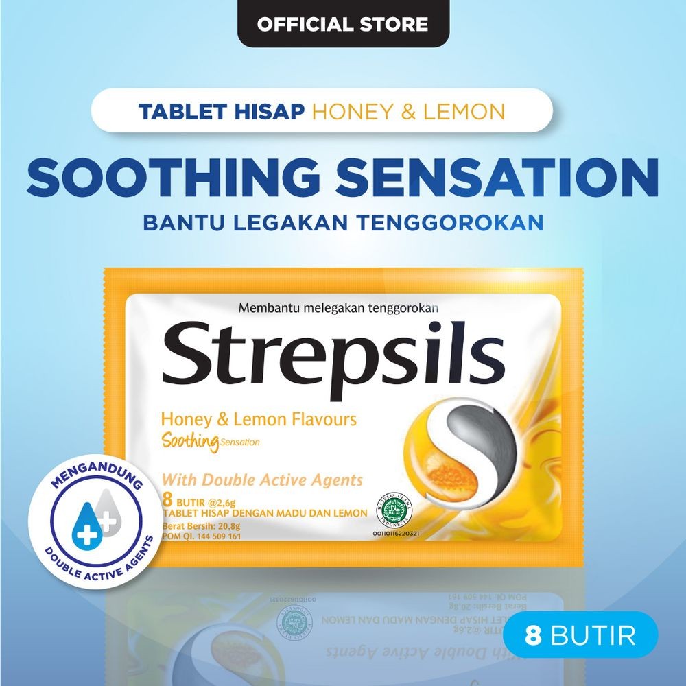 STREPSILS CANDY 6'S / 8'S HONEY & LEMON