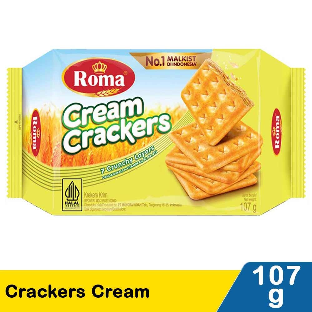 ROMA CRACKERS CREAM  107g
