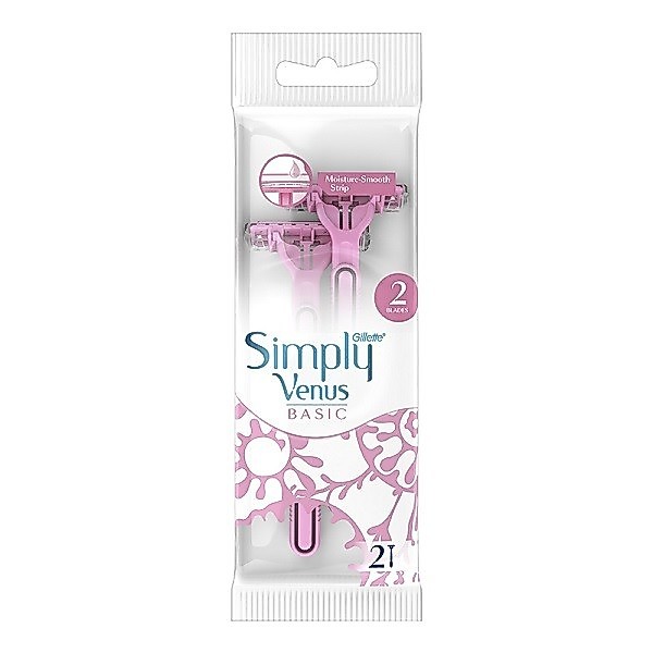 GILLETTE SIMPLY VENUS 2S