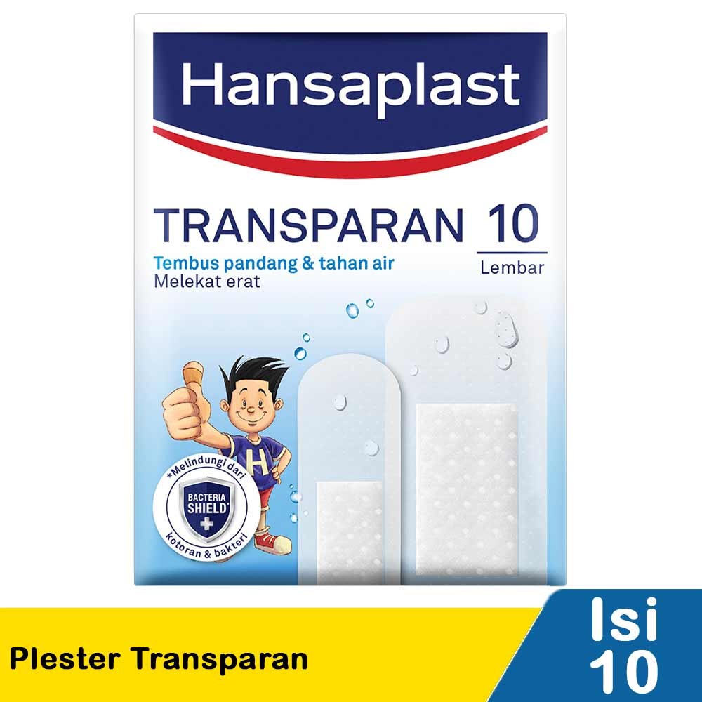 HANSAPLAST PLESTER TRANPARANT  10's