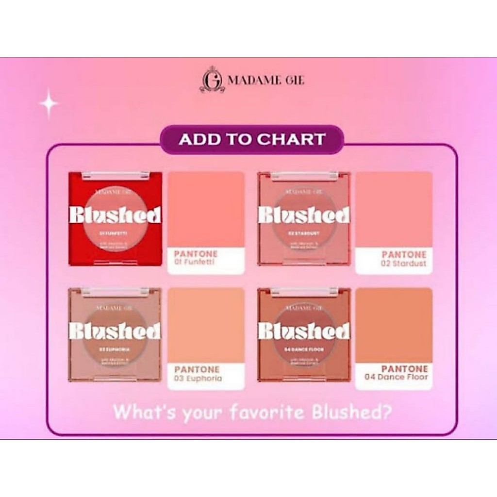 blush on madam gie
