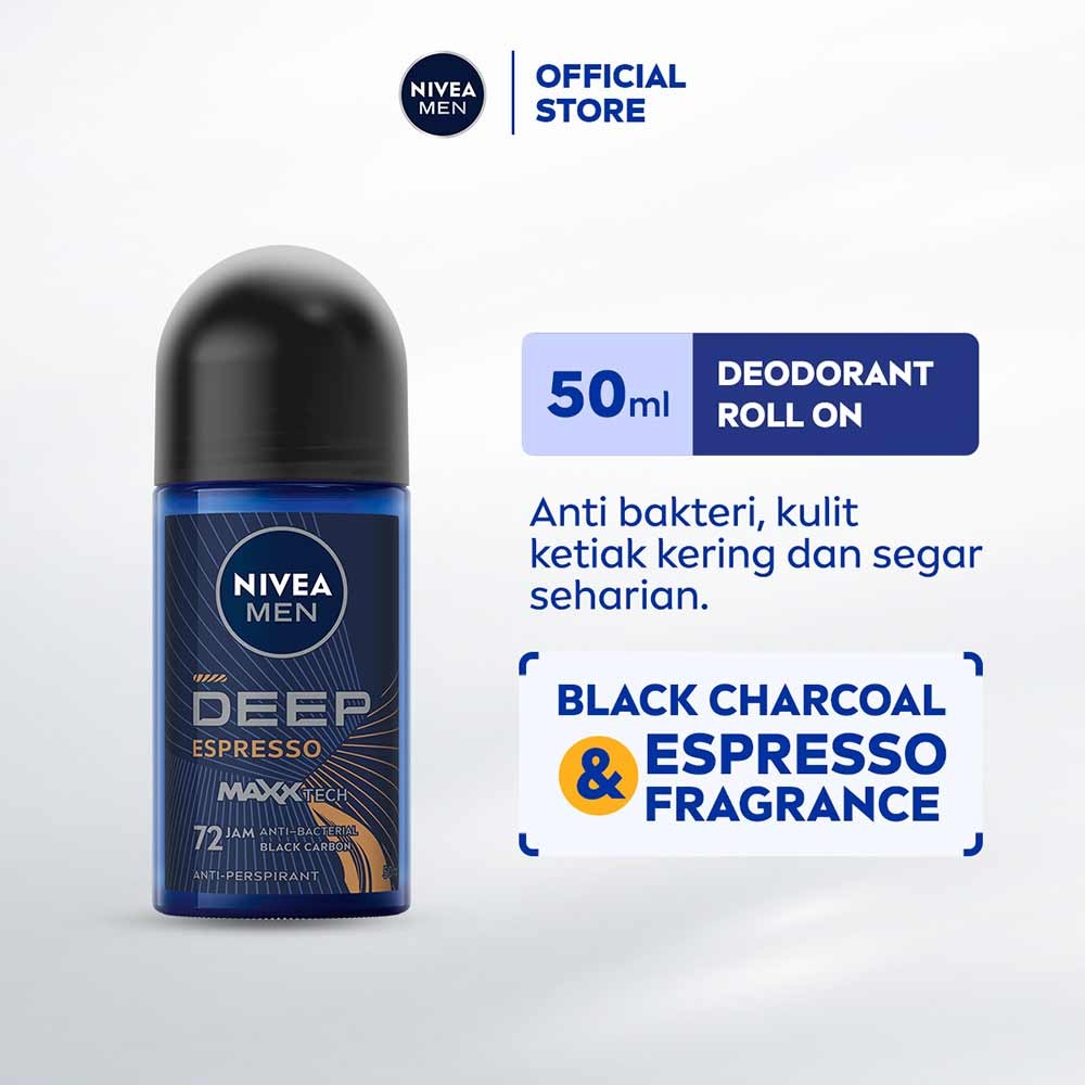 NIVEA DEO ROLL ON MEN DEEP ESPRESSO 50mL
