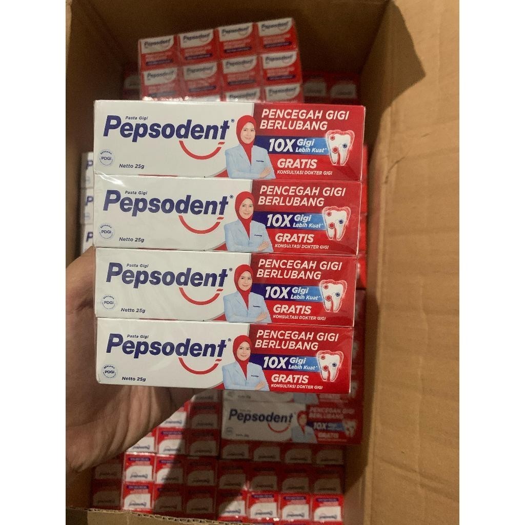 Pepsodent 25gr isi 12 pcs