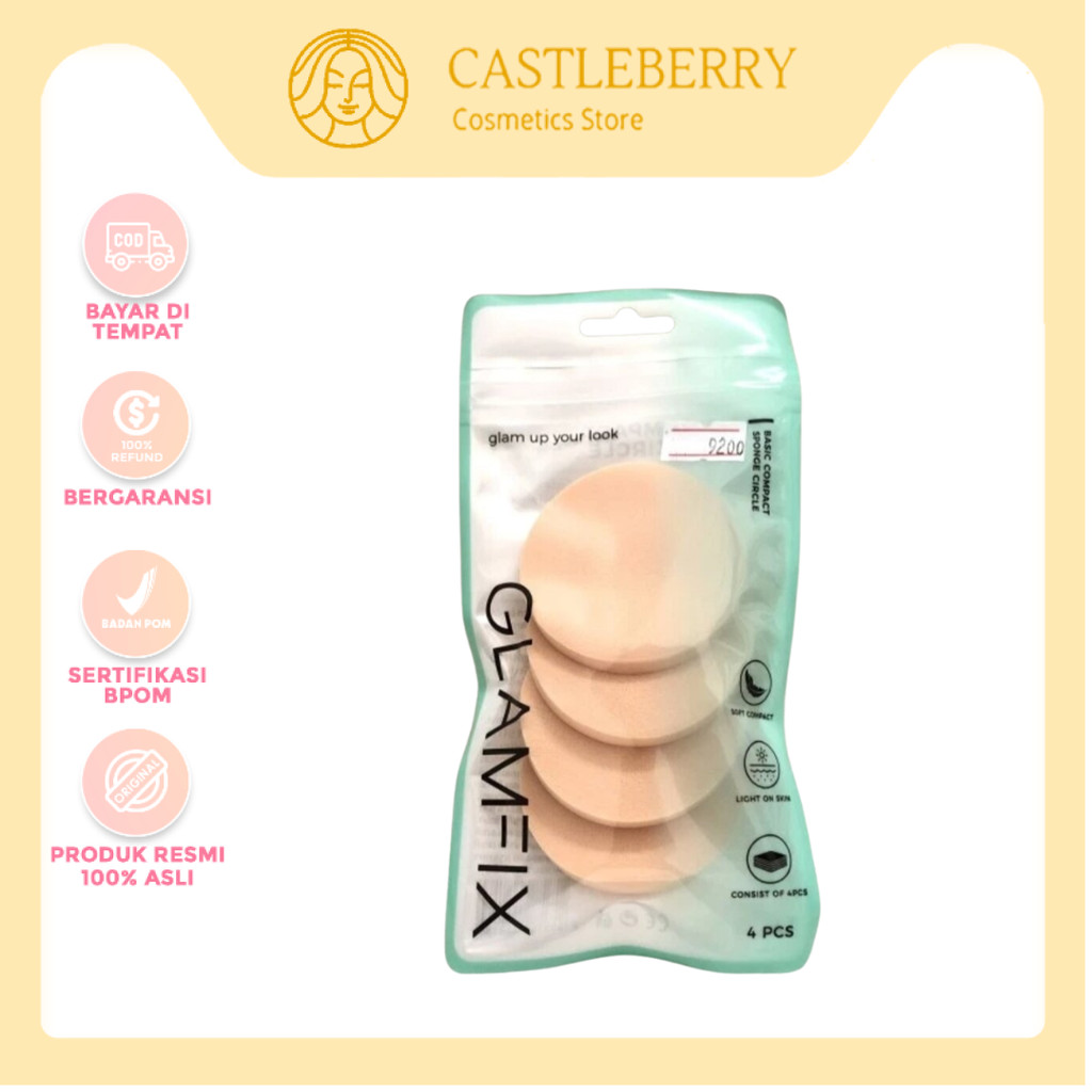CASTLE - GLAMFIX Basic Compact Sponge Circle