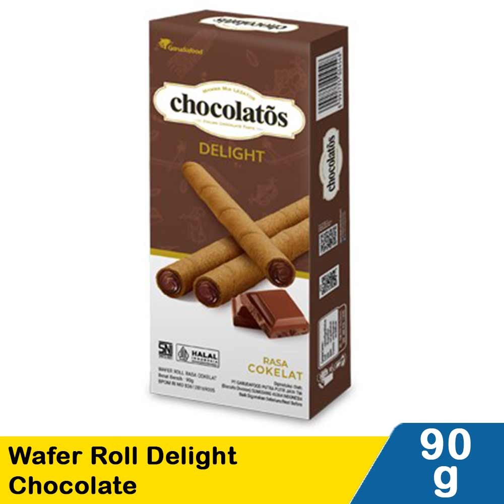 CHOCOLATOS WAFER ROLL DELIGHT CHOCOLATE 90g