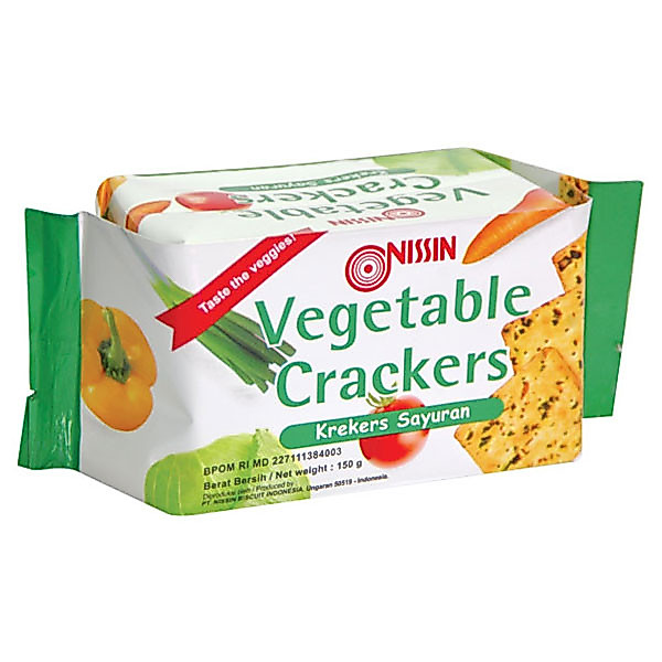 NISSIN VEGETABLE CRACKERS 150GR