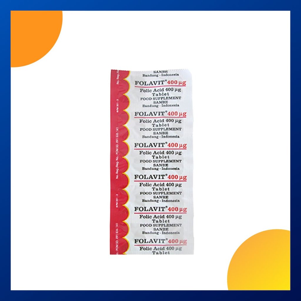 Folavit 400 Mcg Strip 10 Tablet
