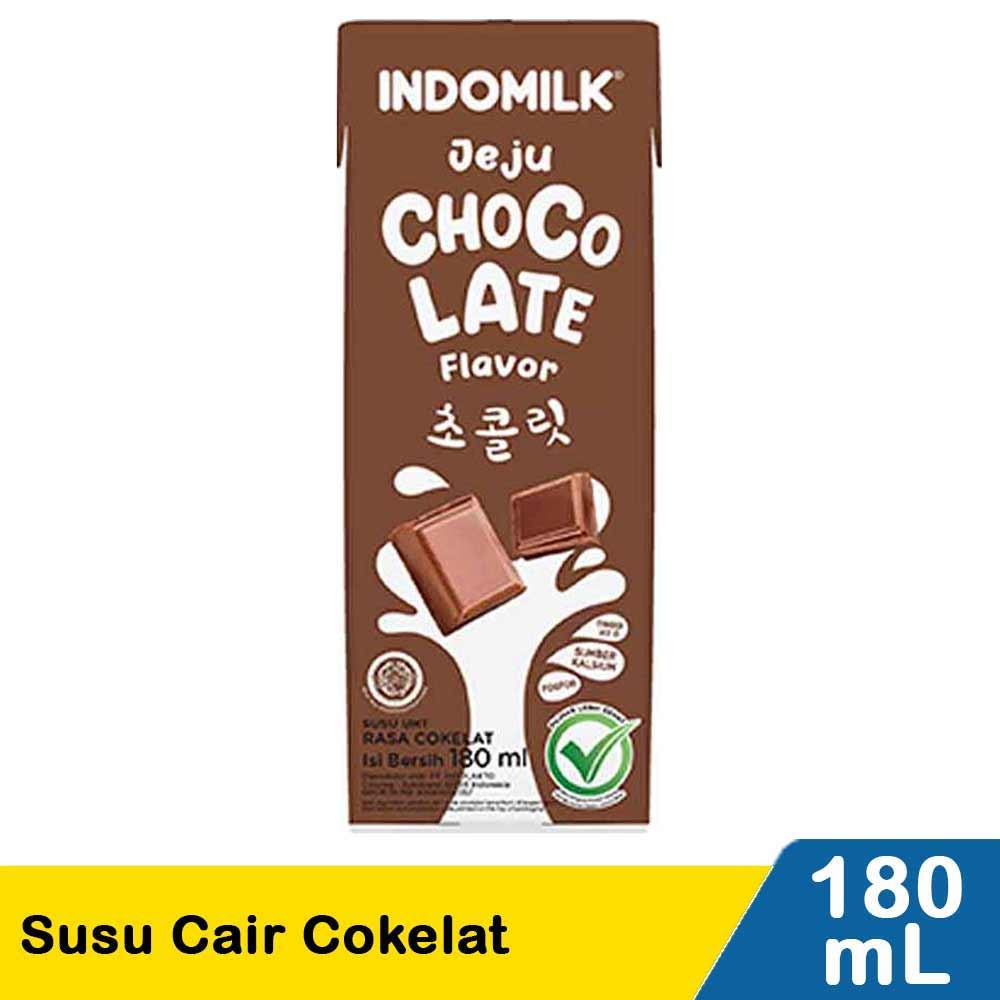 INDOMILK SUSU CAIR UHT CHOCOLATE 190/180mL