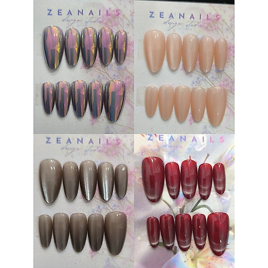 Ready Press On Nails Cat Eye