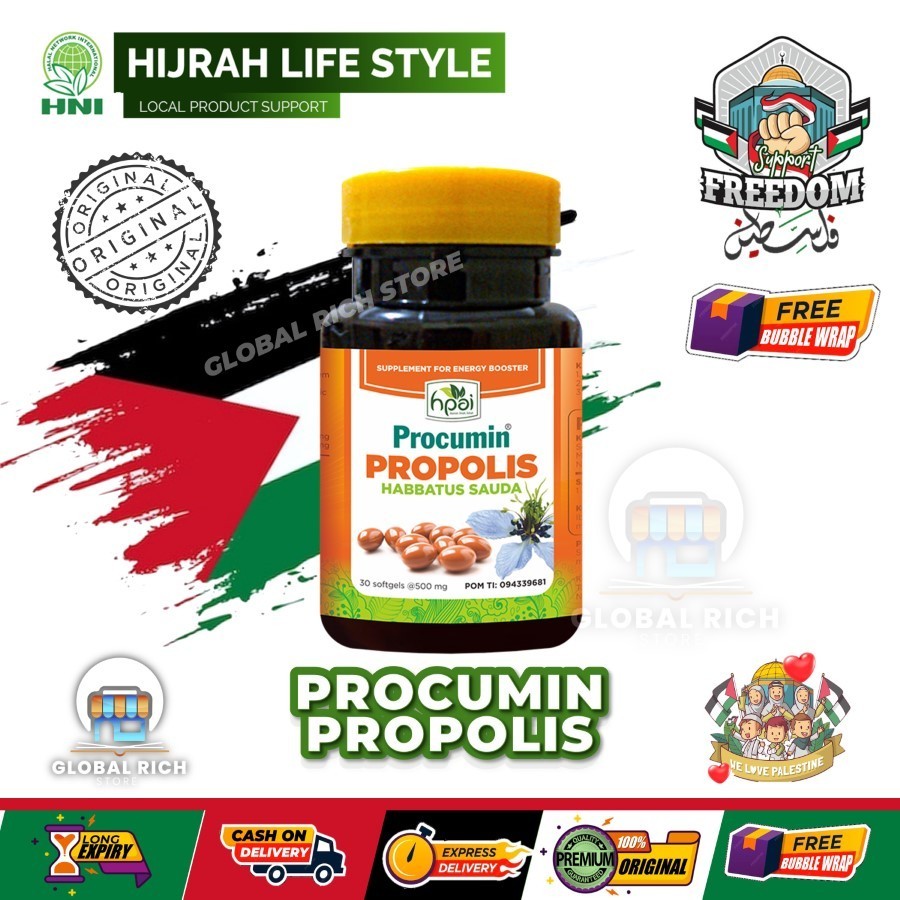Procumin Habbatussauda Procumin Propolis - Original HNI EXP2025