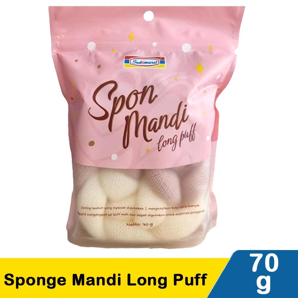 INDOMARET SPONGE MANDI LONG PUFF  70g
