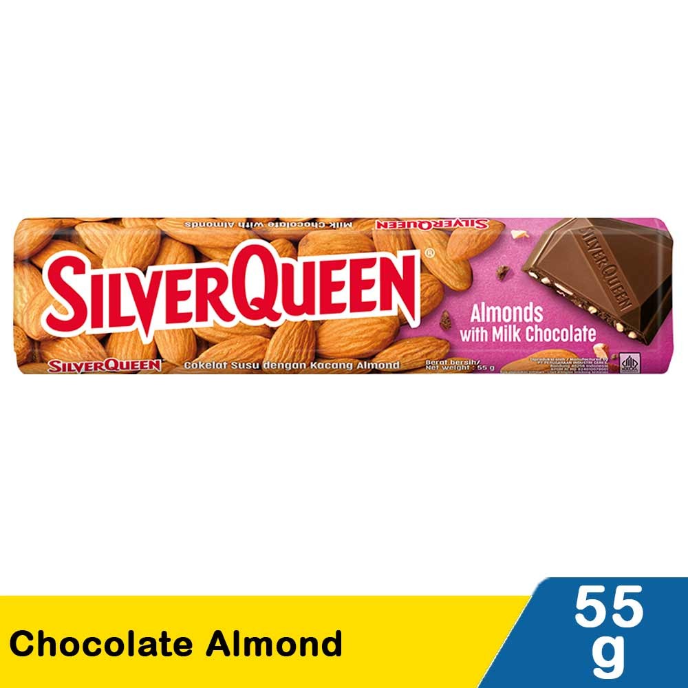 SILVER QUEEN CHOCOLATE ALMOND 55g
