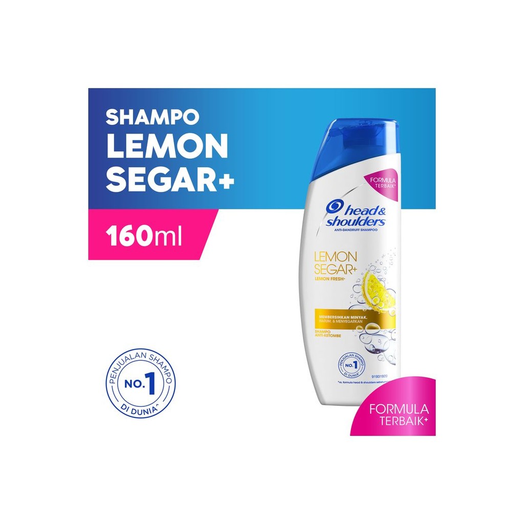 HEAD &SHOULDERS SHAMPOO A/D LEMON FRESH 160mL
