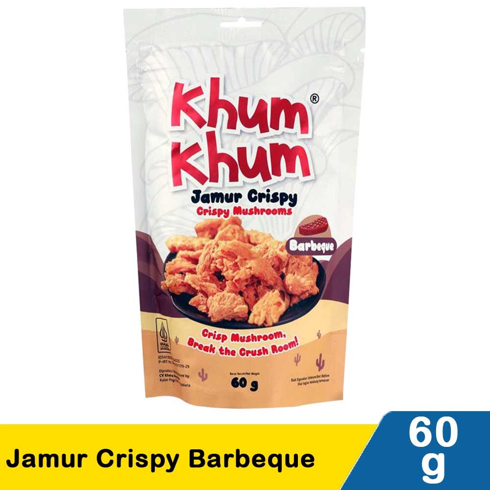 KHUM KHUM JAMUR CRISPY BARBEQUE 60g