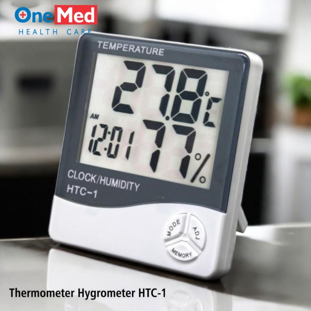 Thermometer Hygrometer Termometer HTC 1 Onemed