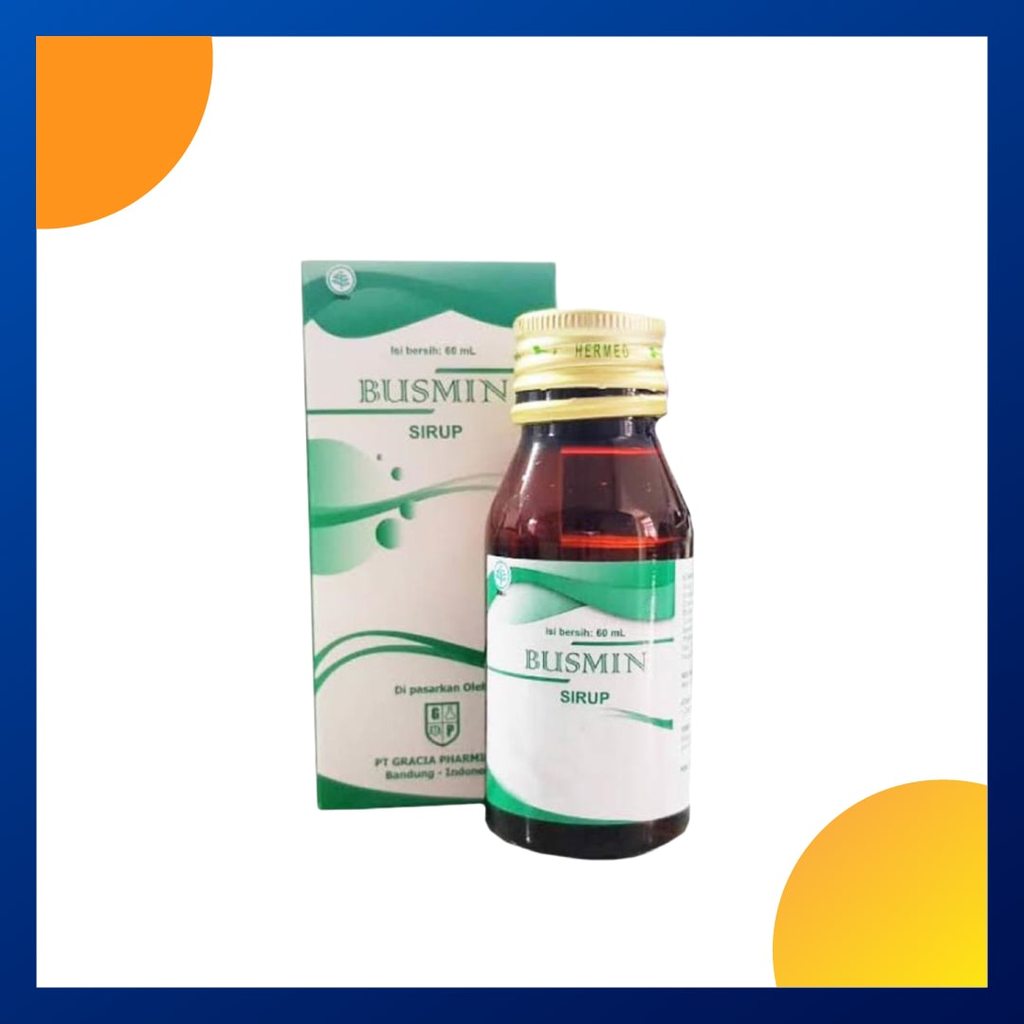 Busmin Syrup Isi 60 Ml Botol