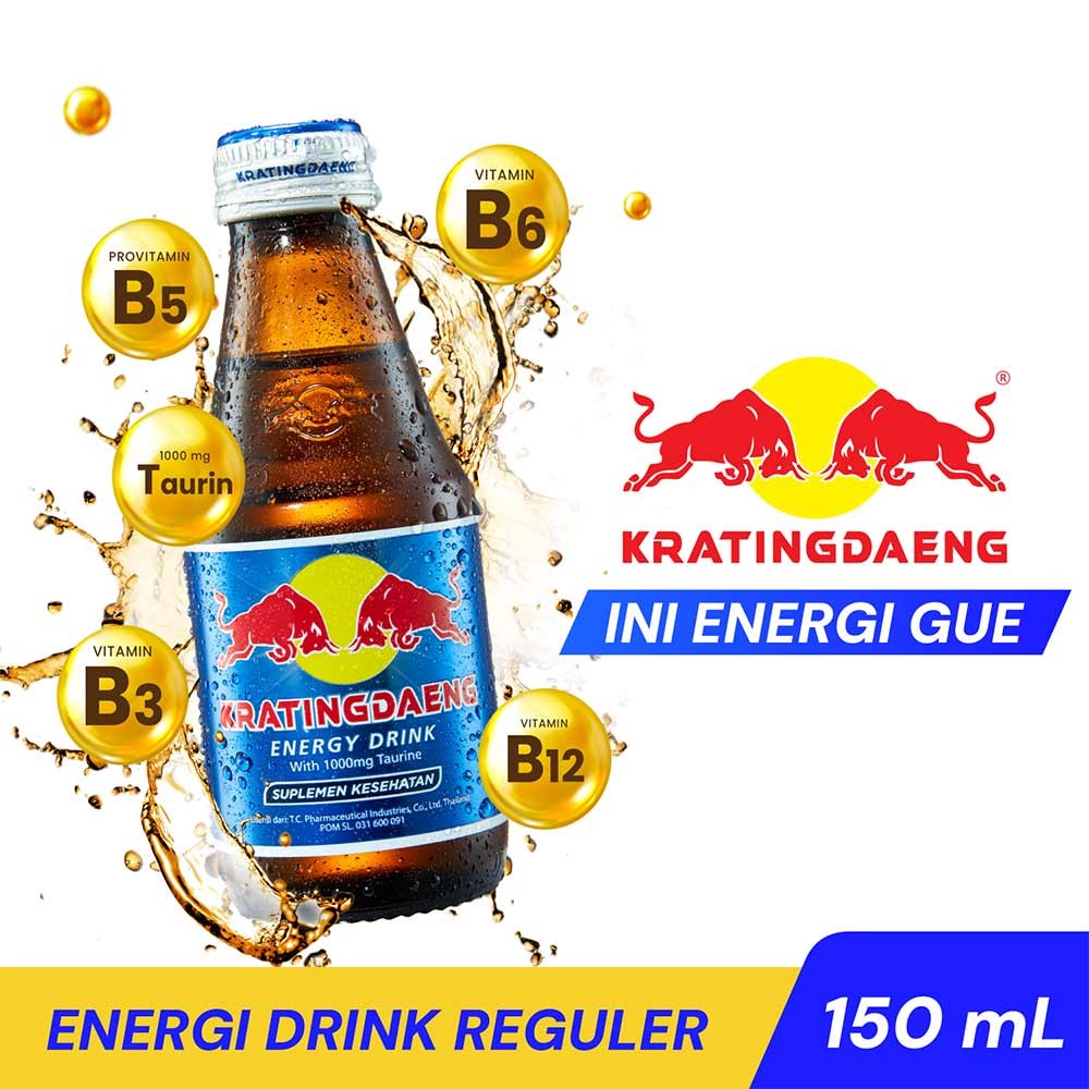 KRATINGDAENG ENERGY DRINK REGULER 150mL